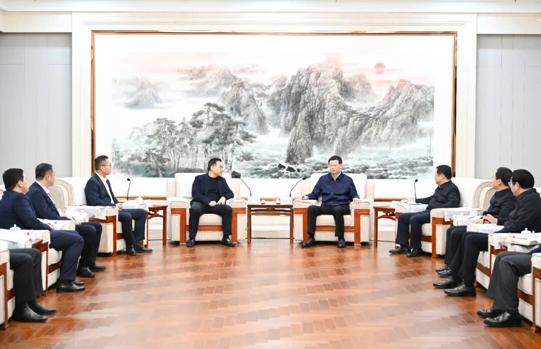 许昆林王新伟会见远景科技集团董事长张雷